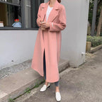 Pink Handmade 100% Wool Coat