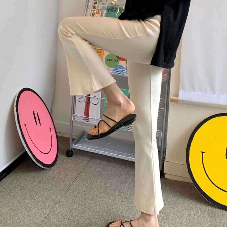 Ribbed Flare Pants