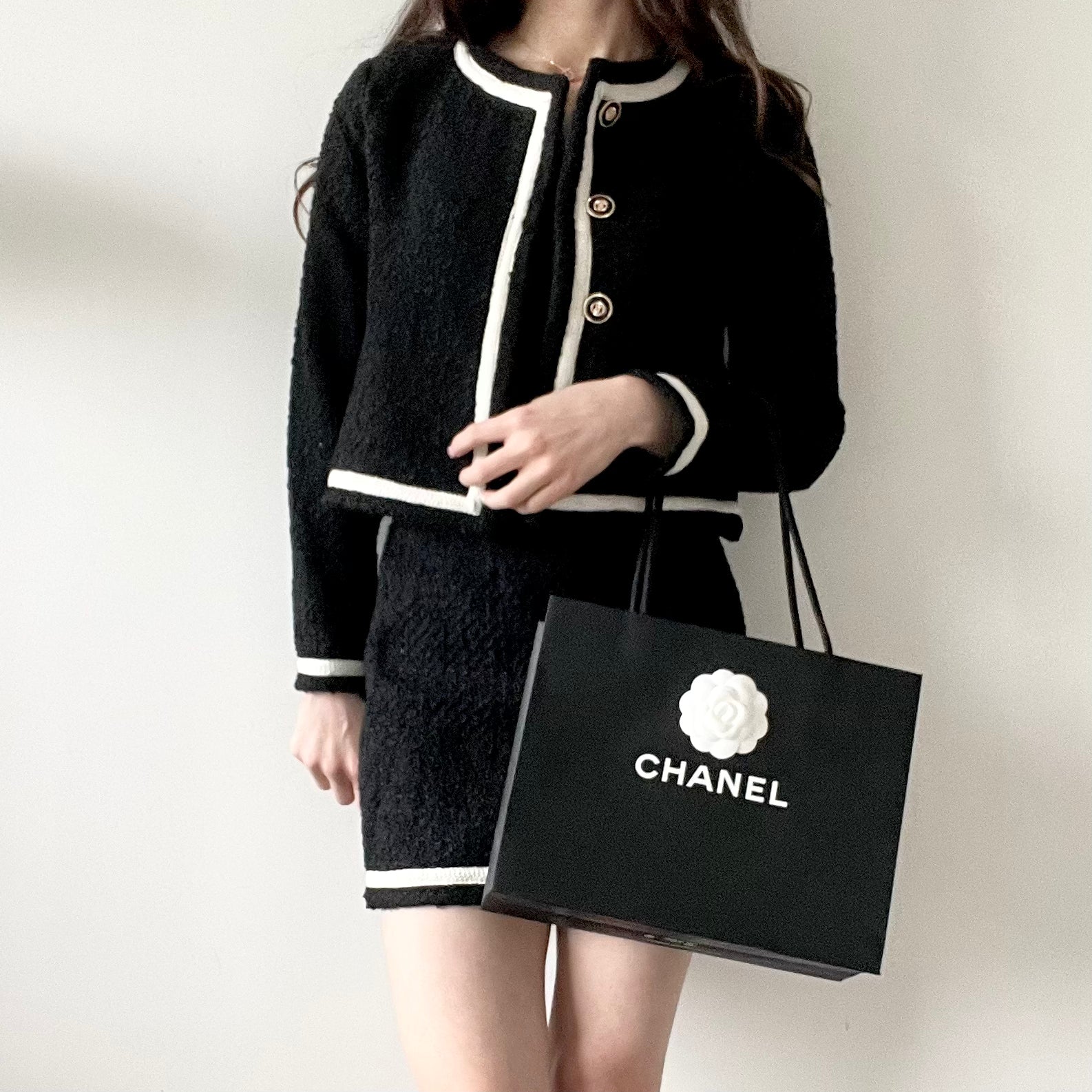 Jenny Wool Tweed Jacket & Skirt Set
