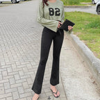 Ribbed Flare Pants