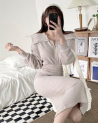 Balmy Zip-up Dress