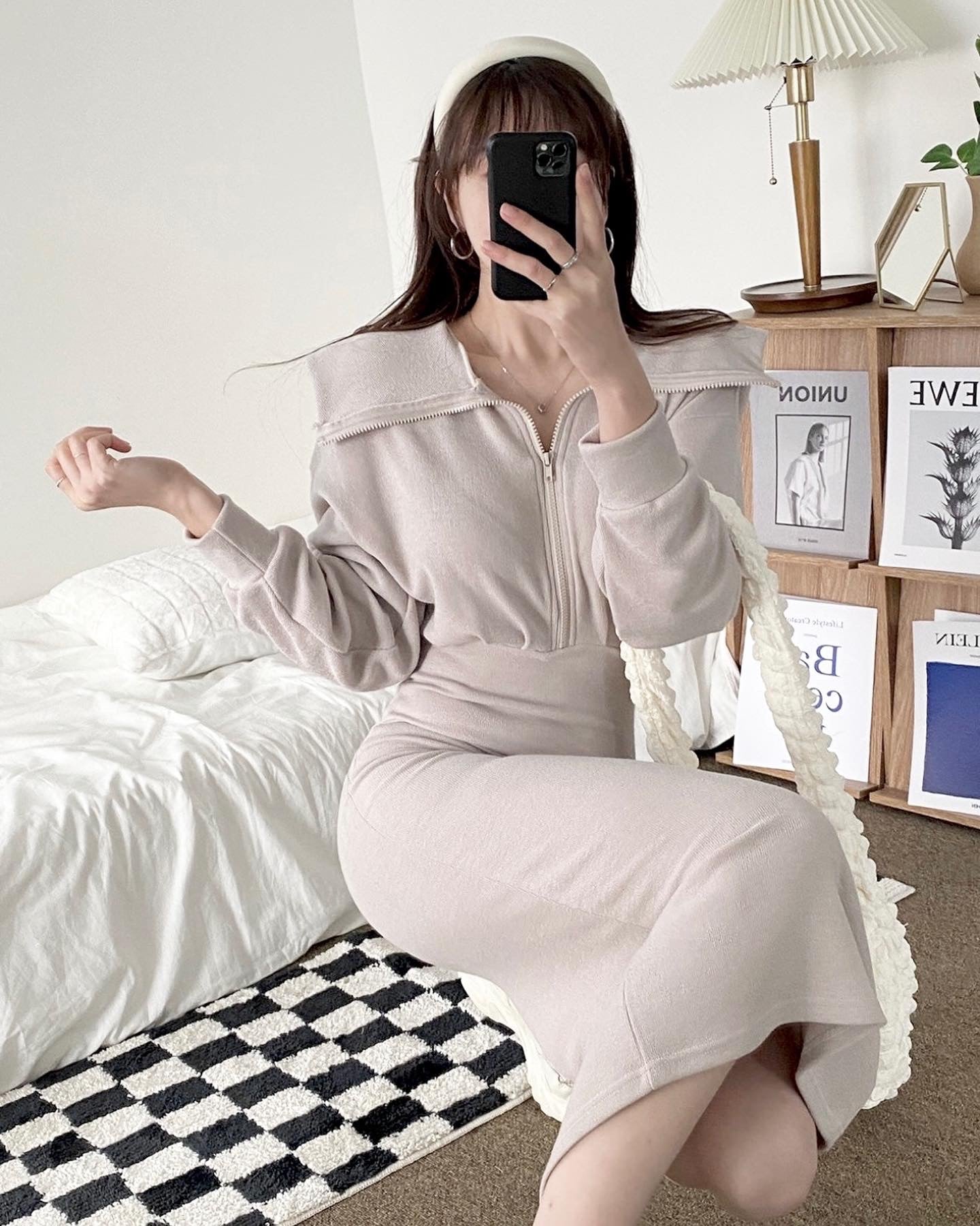 Balmy Zip-up Dress