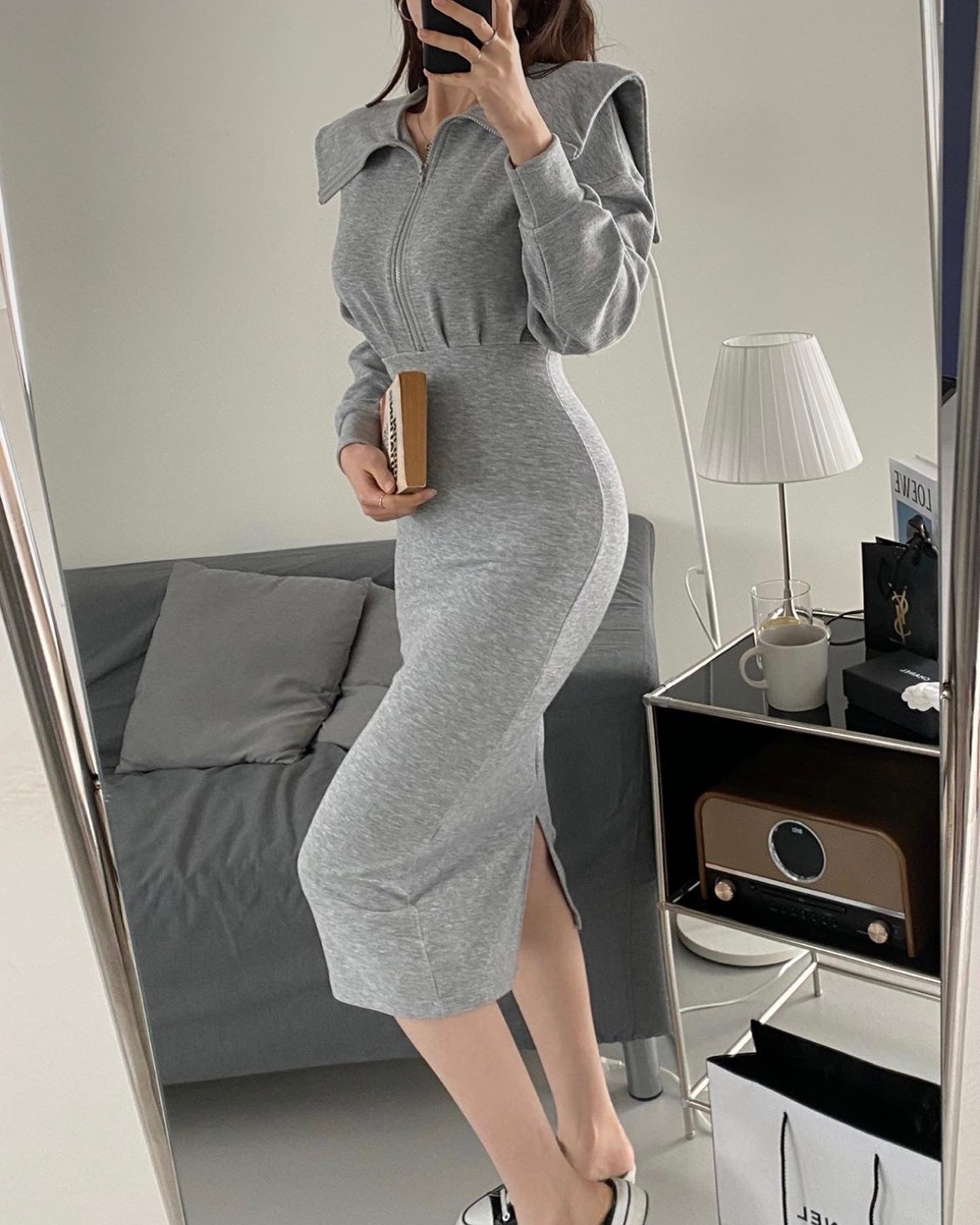 Balmy Zip-up Dress