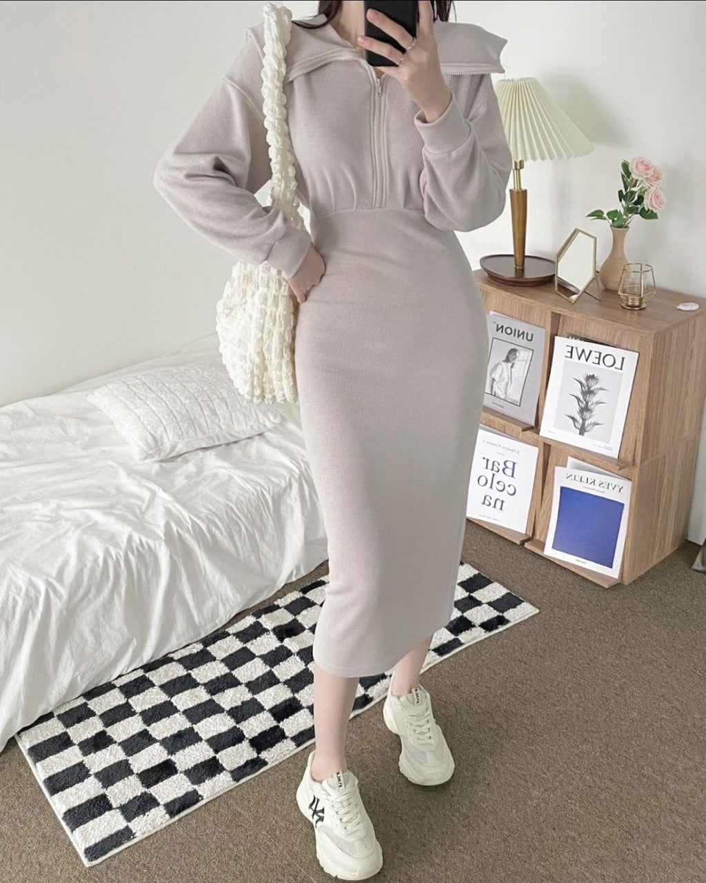 Balmy Zip-up Dress