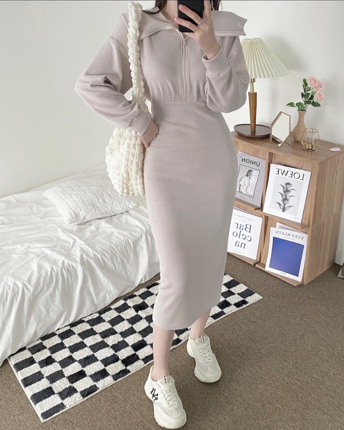 Balmy Zip-up Dress