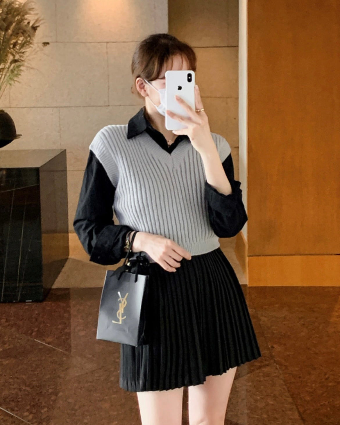 Mini Pleats Skirt