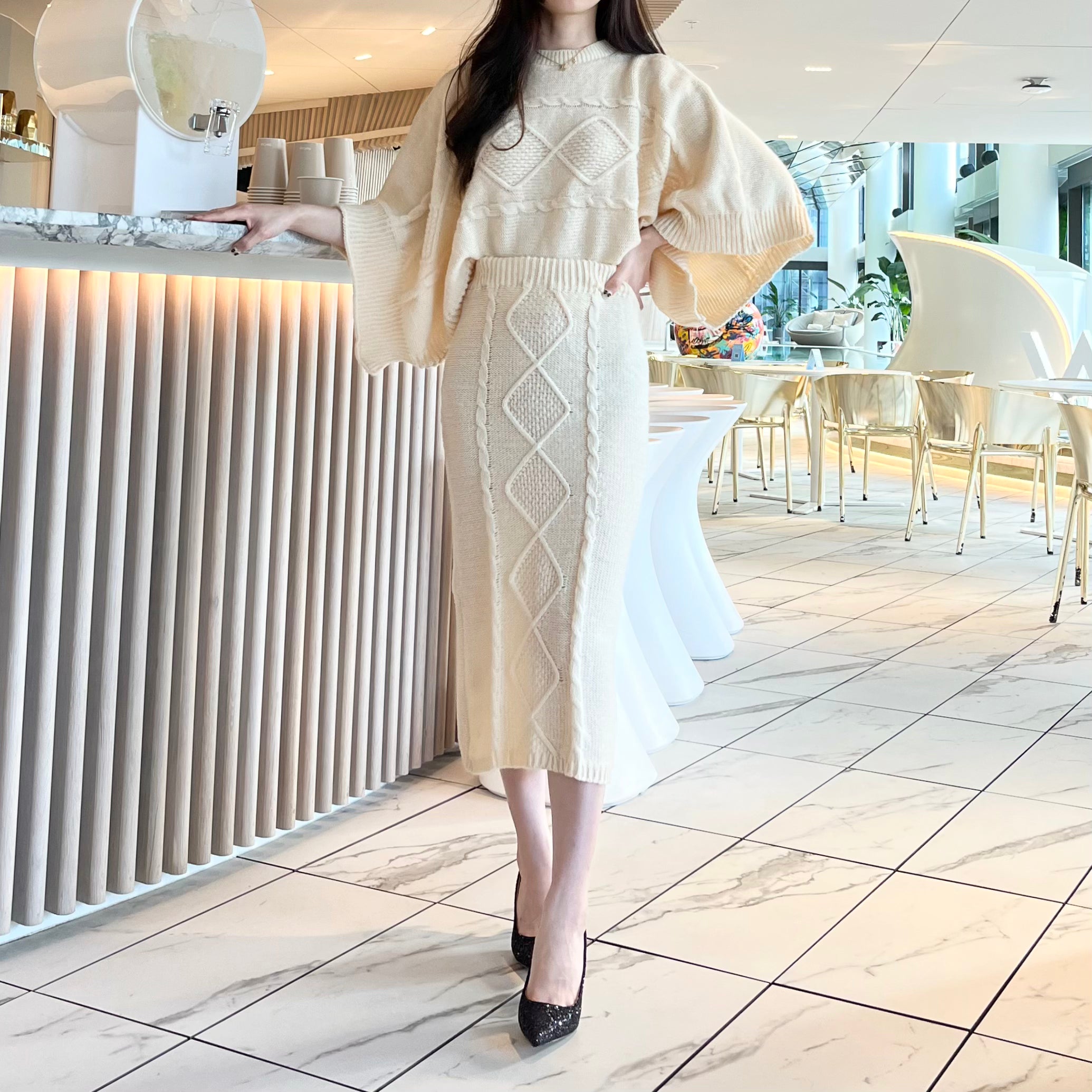 Elsa Knit Two-Piece Set