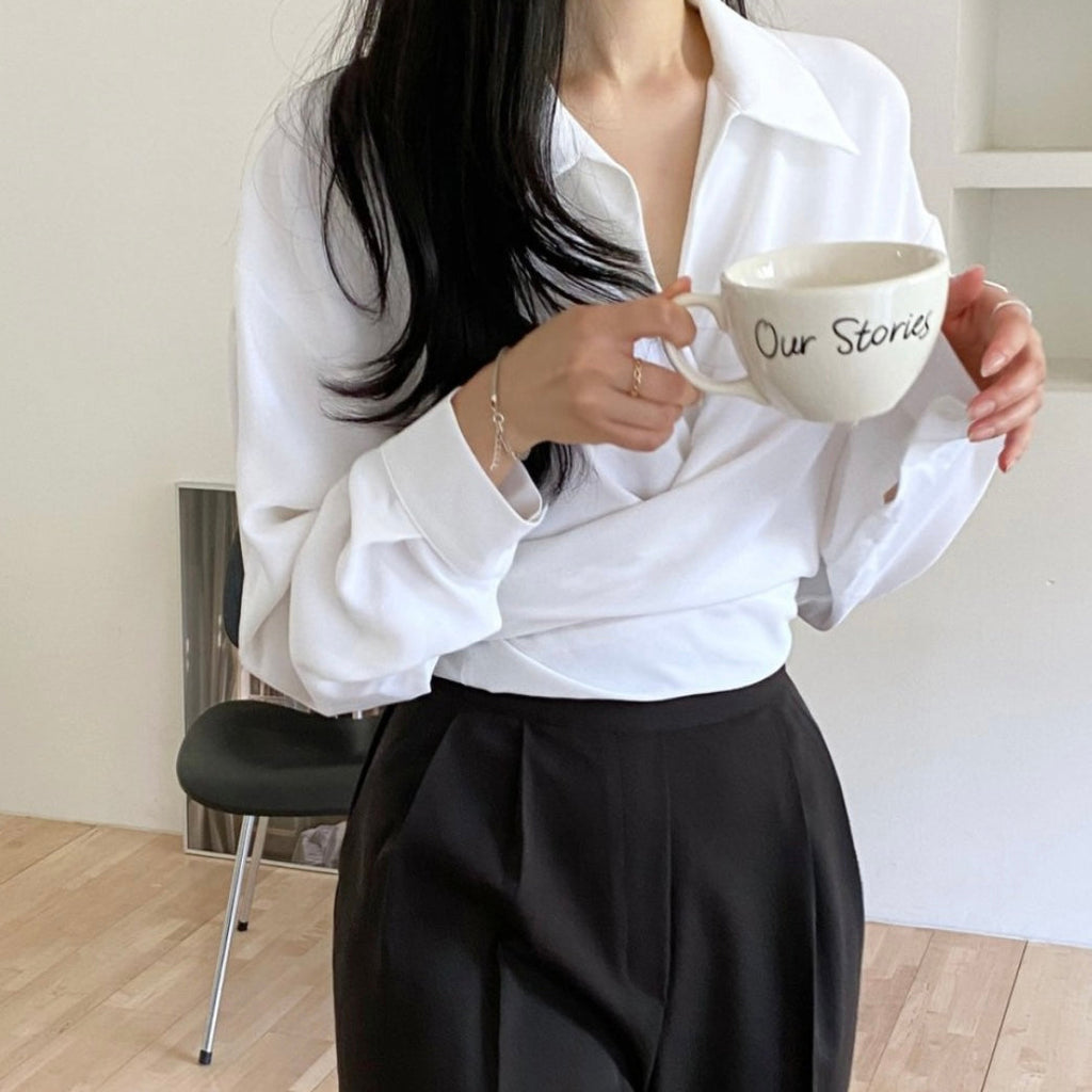 Vivas Back Ribbon Blouse