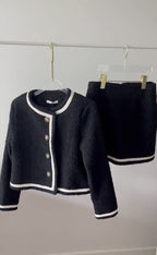 Jenny Wool Tweed Jacket & Skirt Set