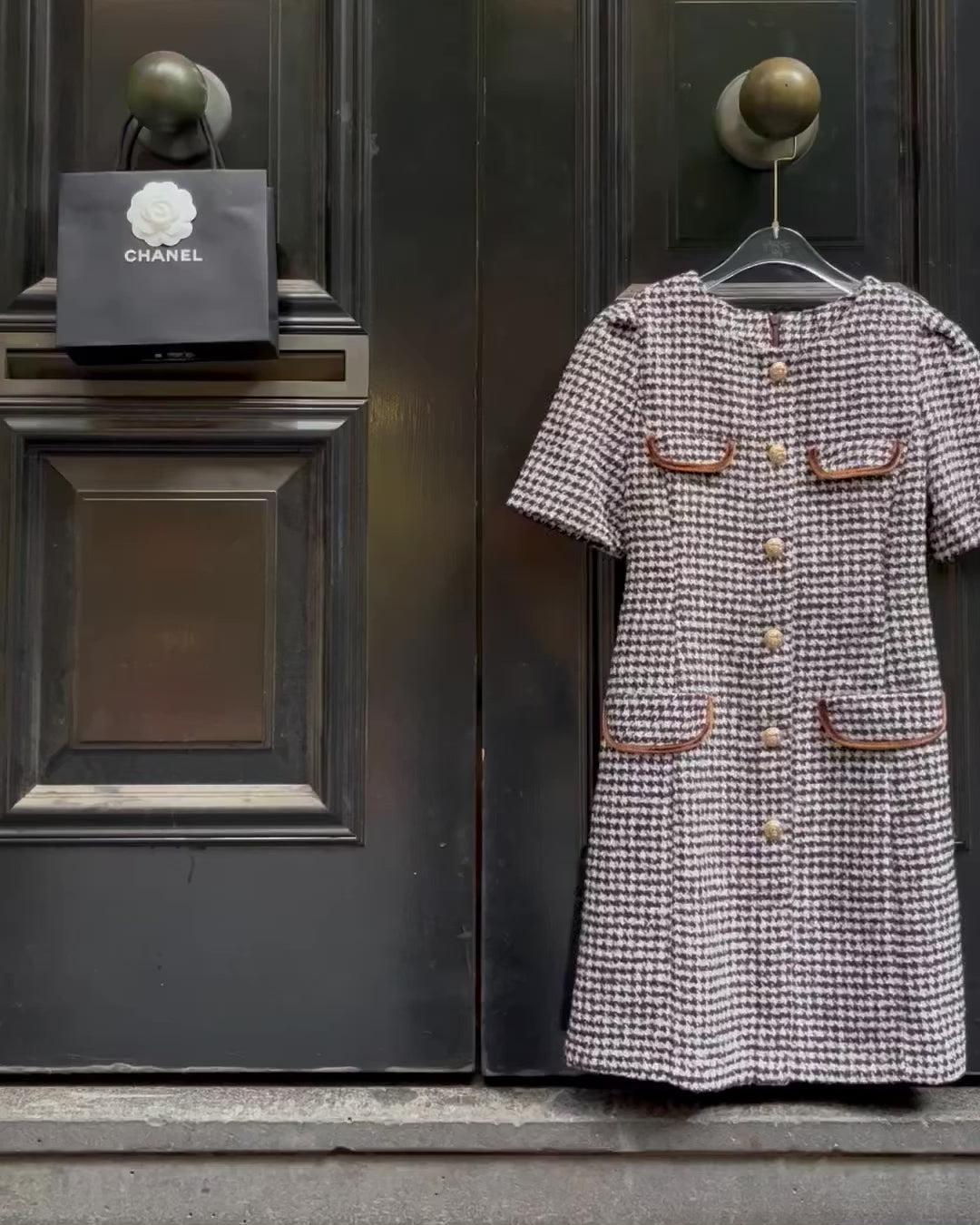 Angela Wool Tweed Dress
