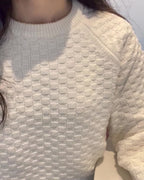 Grid Knit Top