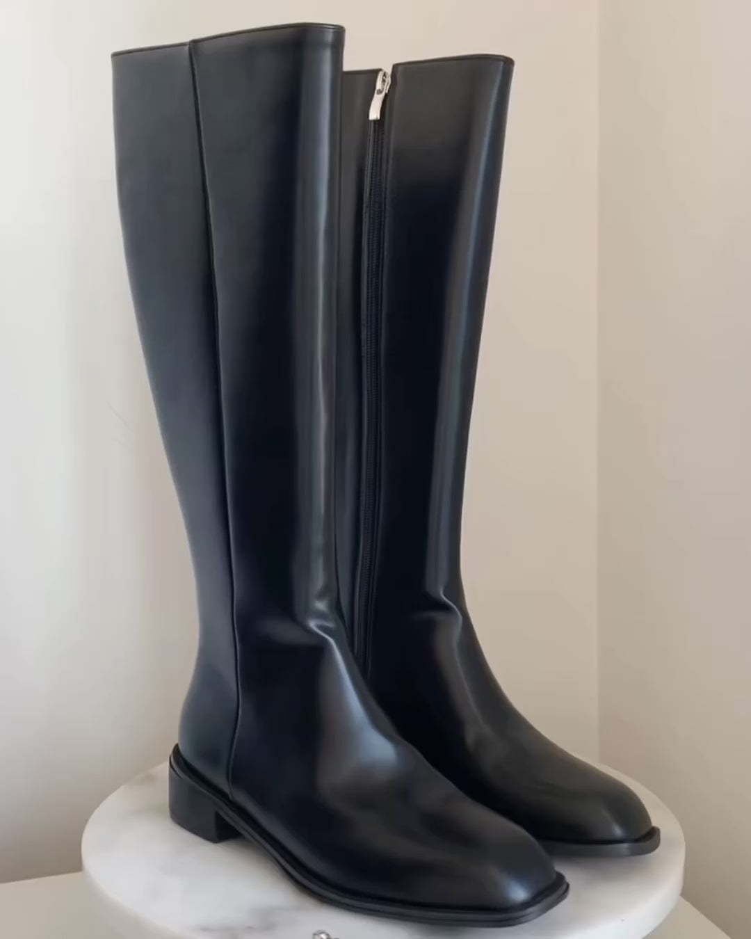 Premium Square Long Boots