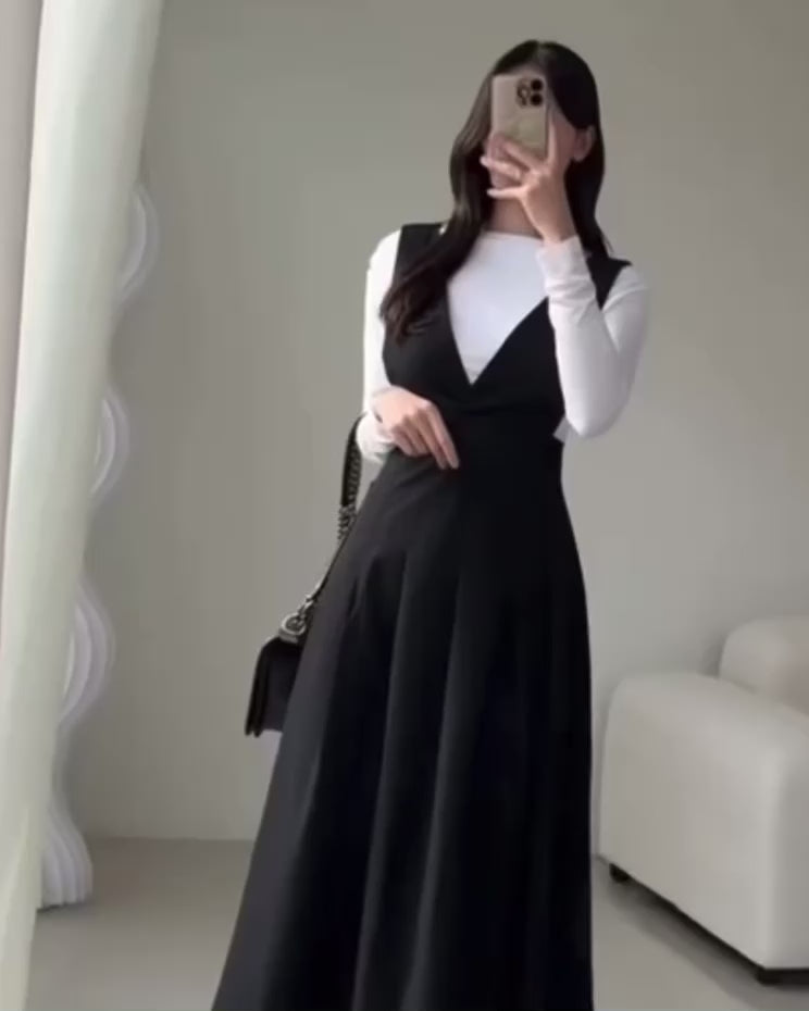 Bath Pleats Long Dress