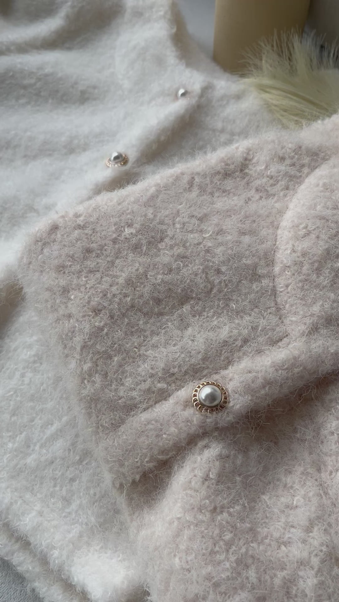 Snow Fur Blouse